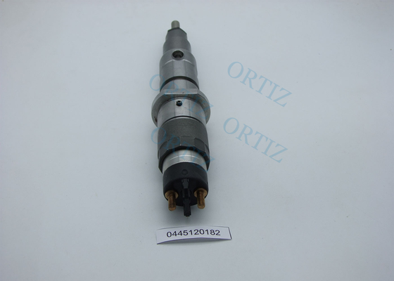 Black / Silver Color Vectra C Diesel Injectors Steel Material 0445120182