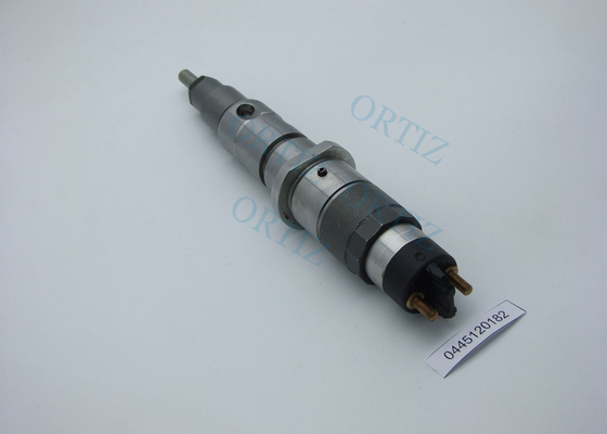 Black / Silver Color Vectra C Diesel Injectors Steel Material 0445120182
